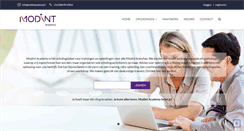 Desktop Screenshot of modintacademy.nl